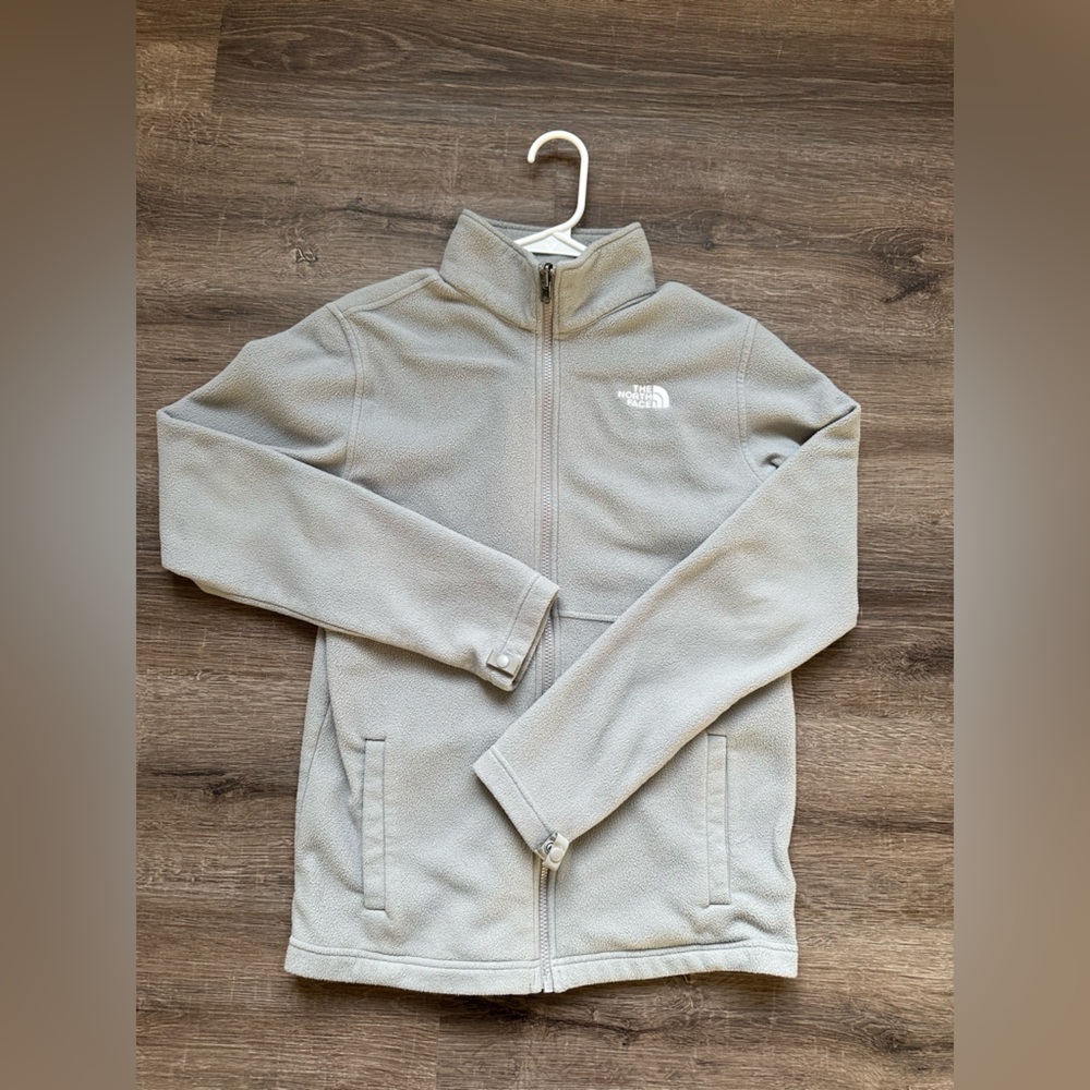 The North Face Light Gray Fleece Jacket